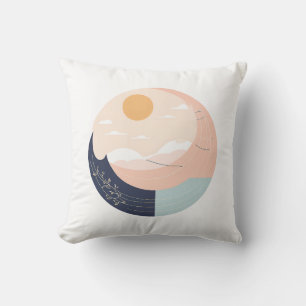 Tasse Minimalistisch Sun und Moon Boho - Himmelsli Kissen