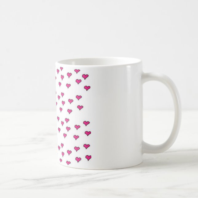 Tasse minuscule de coeurs (Droite)