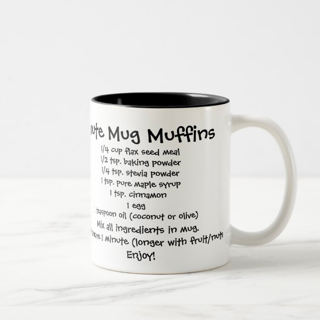 Tasse minuscule saine de recette de petit pain (Droit)