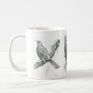 Tasse mit 3 kambodschanischen Vögeln durch Vannak