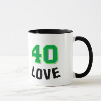 Tasse mit 40 Lieben