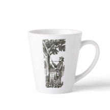 Tasse mit antiken Gärtnern
