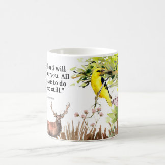 Tasse mit Aquarell-Vers aus der Bibel