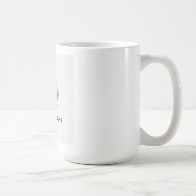 Tasse mit Bellen und Gehen (Rechts)