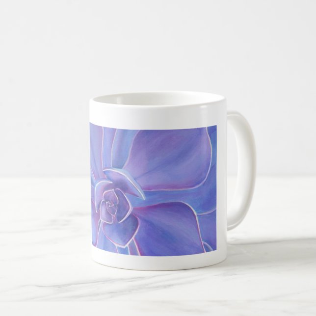 Tasse mit Blumendesign (VorderseiteRechts)