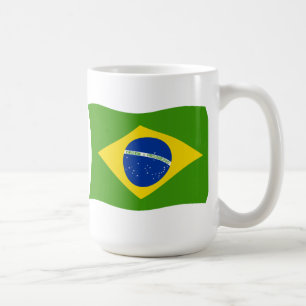 Tasse mit Brasilienflagge