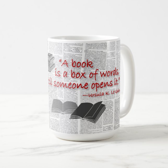 Tasse mit Buchthema (VorderseiteRechts)