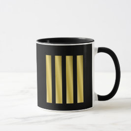 Tasse mit Captain Gold Stripes