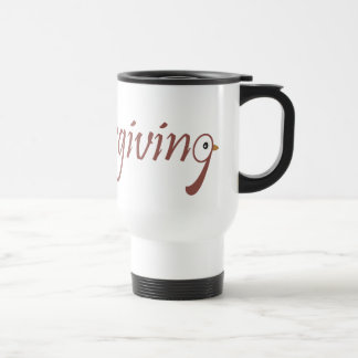 Tasse mit Cartoon Erntedank Truthahn