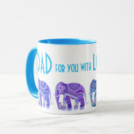 TASSE MIT COOLEN GRÜNEN ELEFANTEN