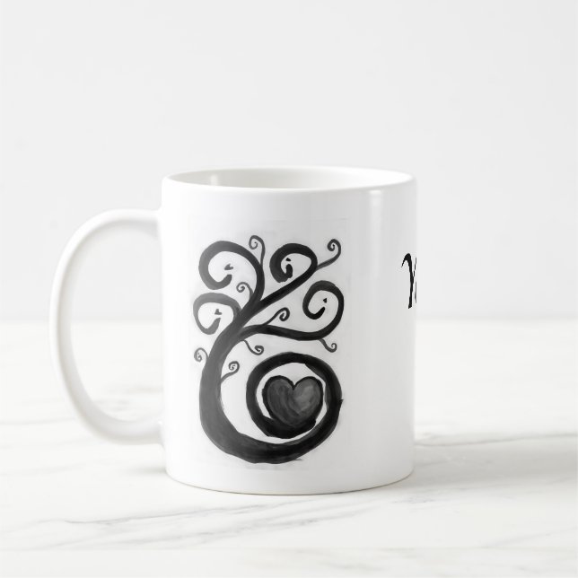 Tasse mit Curry Heart Ink (Links)