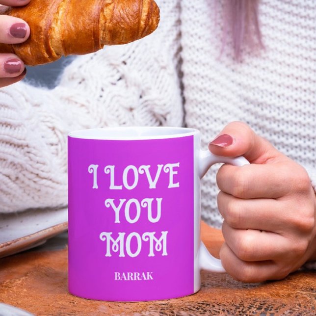 Tasse mit dem Text "I Liebe You Mama" und individu (Von Creator hochgeladen)