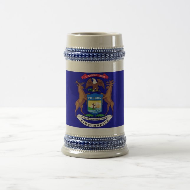Tasse mit der Fahne des Staat Michigan - USA (Mittel)