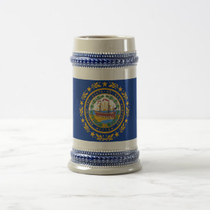 Tasse mit der Fahne des Staat New Hampshire - USA