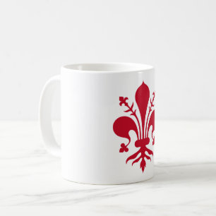 Tasse mit der Fahne von Florenz, Italien