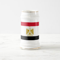 Tasse mit der Flagge Ägyptens