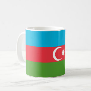 Tasse mit der Flagge Aserbaidschans