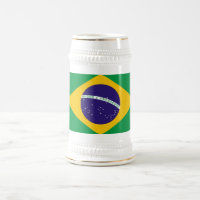 Tasse mit der Flagge Brasiliens