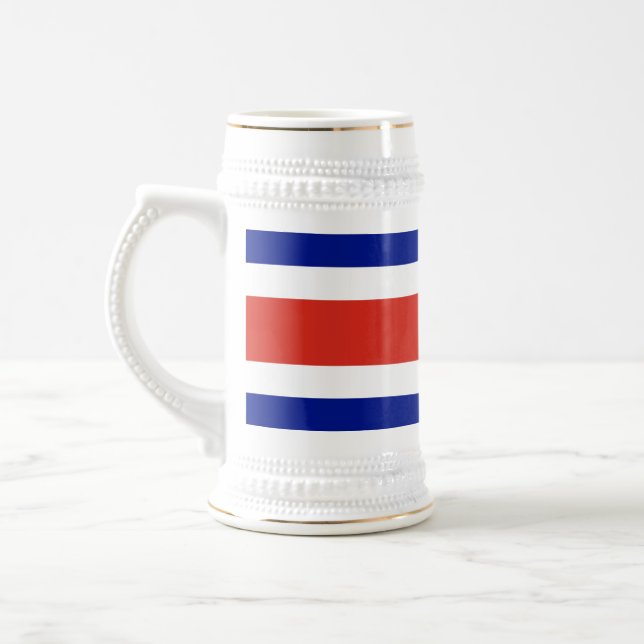 Tasse mit der Flagge Costa Ricas (Links)