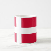 Tasse mit der Flagge Dänemarks
