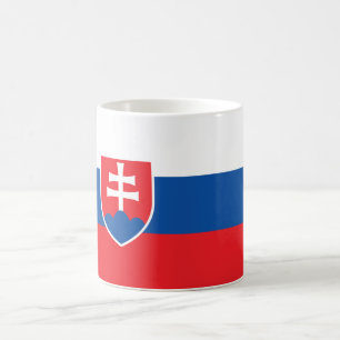 Tasse mit der Flagge der Slowakei