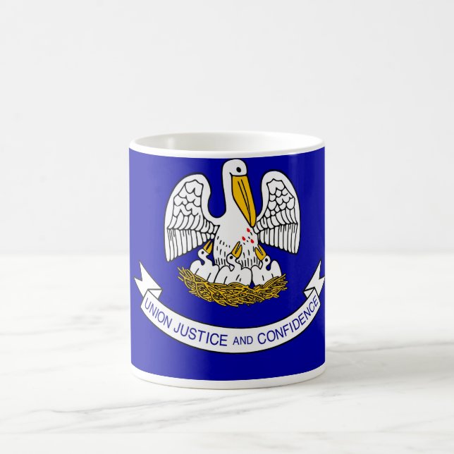 Tasse mit der Flagge des Staat Louisiana - USA (Mittel)