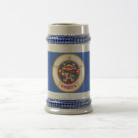 Tasse mit der Flagge des Staat Minnesota - USA