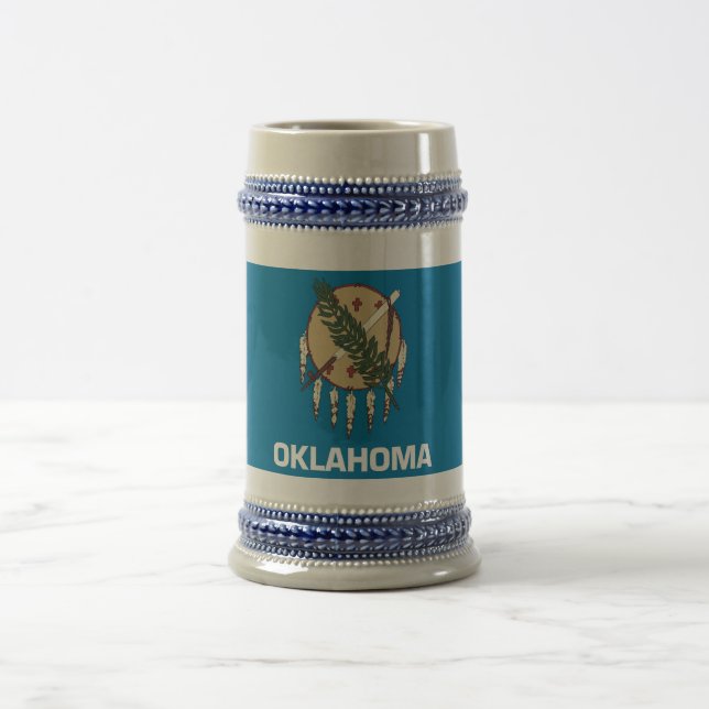 Tasse mit der Flagge des Staat Oklahoma - USA (Mittel)