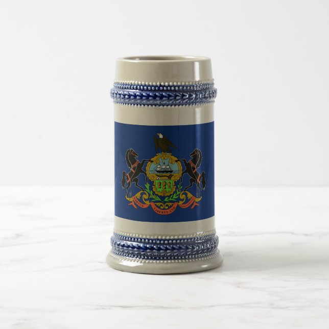 Tasse mit der Flagge des Staat Pennsylvania - USA (Mittel)