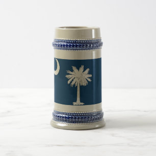 Tasse mit der Flagge des Staat South Carolina - US
