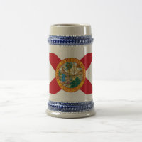 Tasse mit der Flagge des Staat von Florida - USA