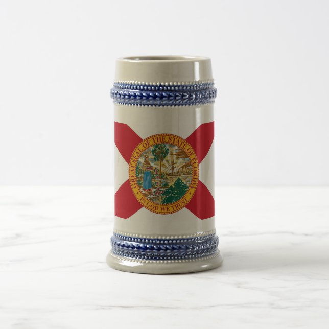 Tasse mit der Flagge des Staat von Florida - USA (Mittel)