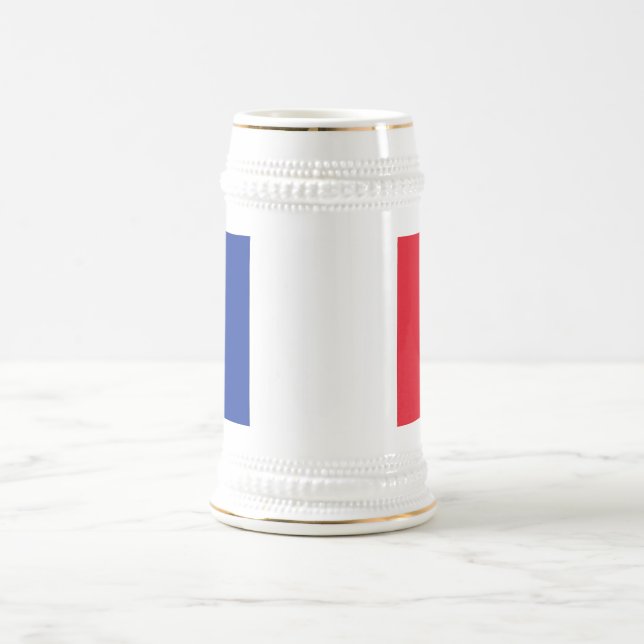Tasse mit der Flagge Frankreichs (Mittel)