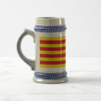Tasse mit der Flagge Kataloniens