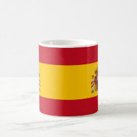Tasse mit der Flagge Spaniens