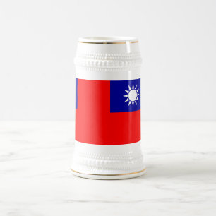 Tasse mit der Flagge Taiwans