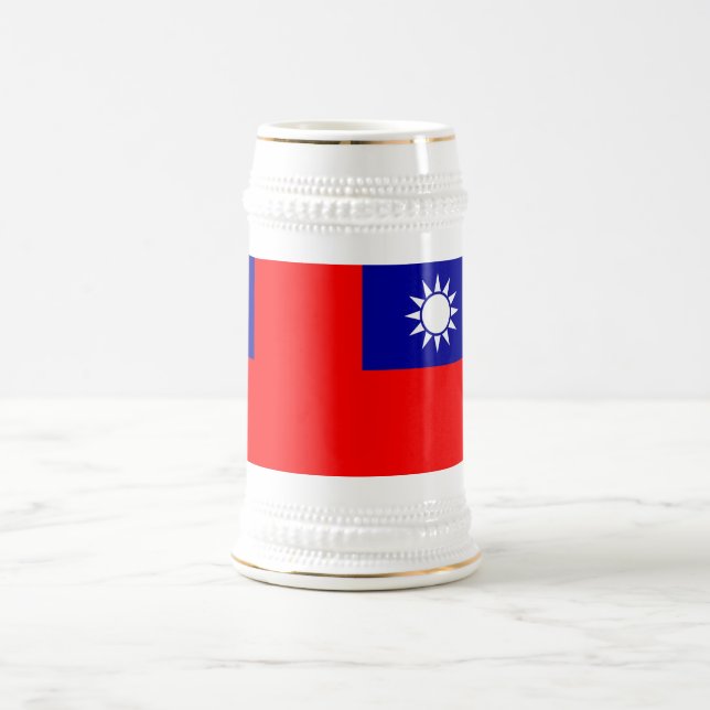 Tasse mit der Flagge Taiwans (Mittel)