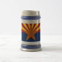 Tasse mit der Flagge von Arizona Staat - USA