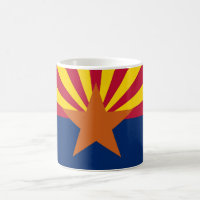 Tasse mit der Flagge von Arizona Staat - USA