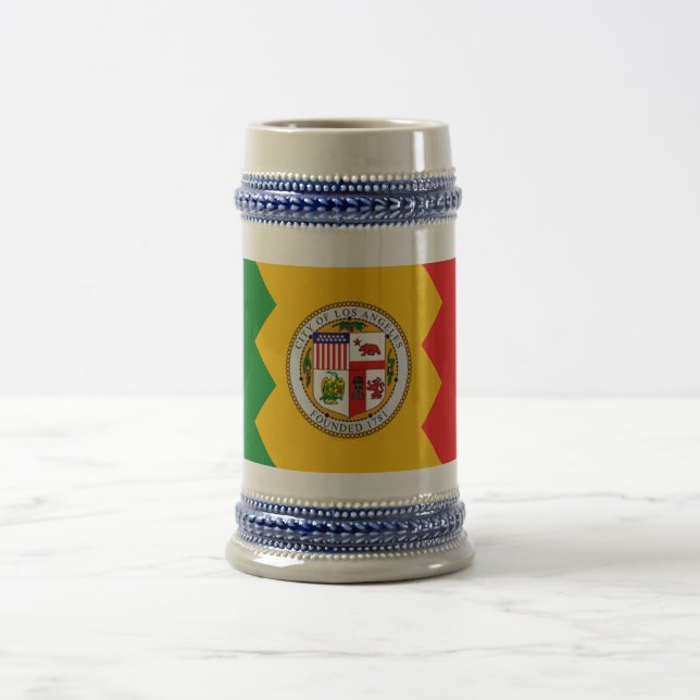 Tasse mit der Flagge von Los Angeles, Kalifornien (Mittel)