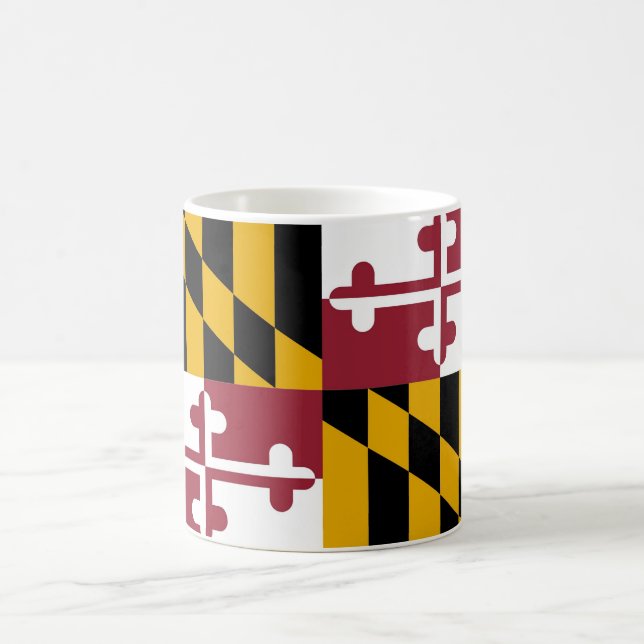Tasse mit der Flagge von Maryland Staat - USA (Mittel)