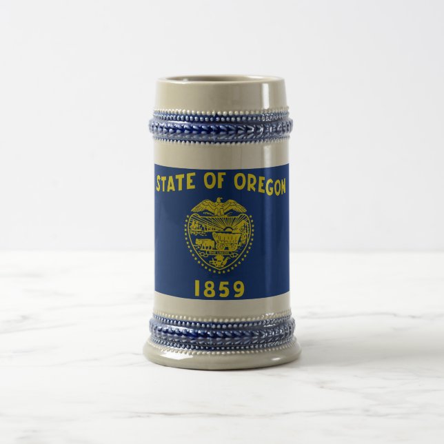 Tasse mit der Flagge von Oregon Staat - USA (Mittel)
