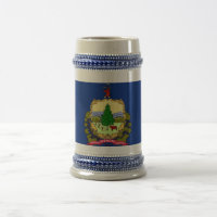 Tasse mit der Flagge von Vermont Staat - USA