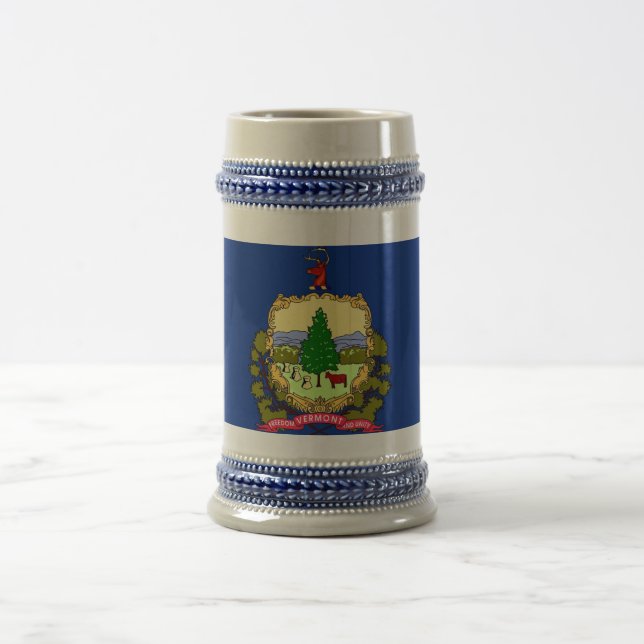 Tasse mit der Flagge von Vermont Staat - USA (Mittel)