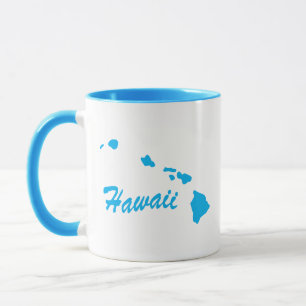 Tasse mit der Form des Bundesstaates Hawaii