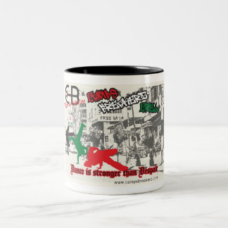 Tasse mit der Grafik entworfen von Chantal Parratt