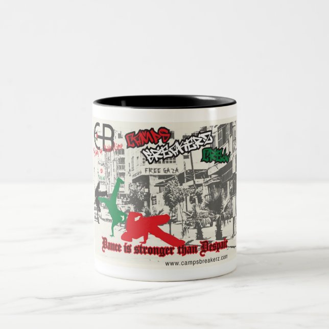 Tasse mit der Grafik entworfen von Chantal Parratt (Mittel)