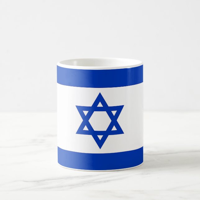Tasse mit der israelischen Flagge (Mittel)