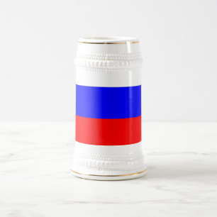Tasse mit der russischen Flagge