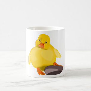 Tasse mit dezenten Farben mit kleinen gelben Engel